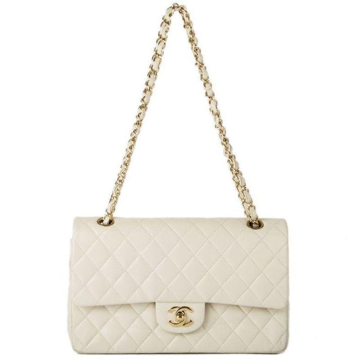 CHANEL Shoulder Bag White