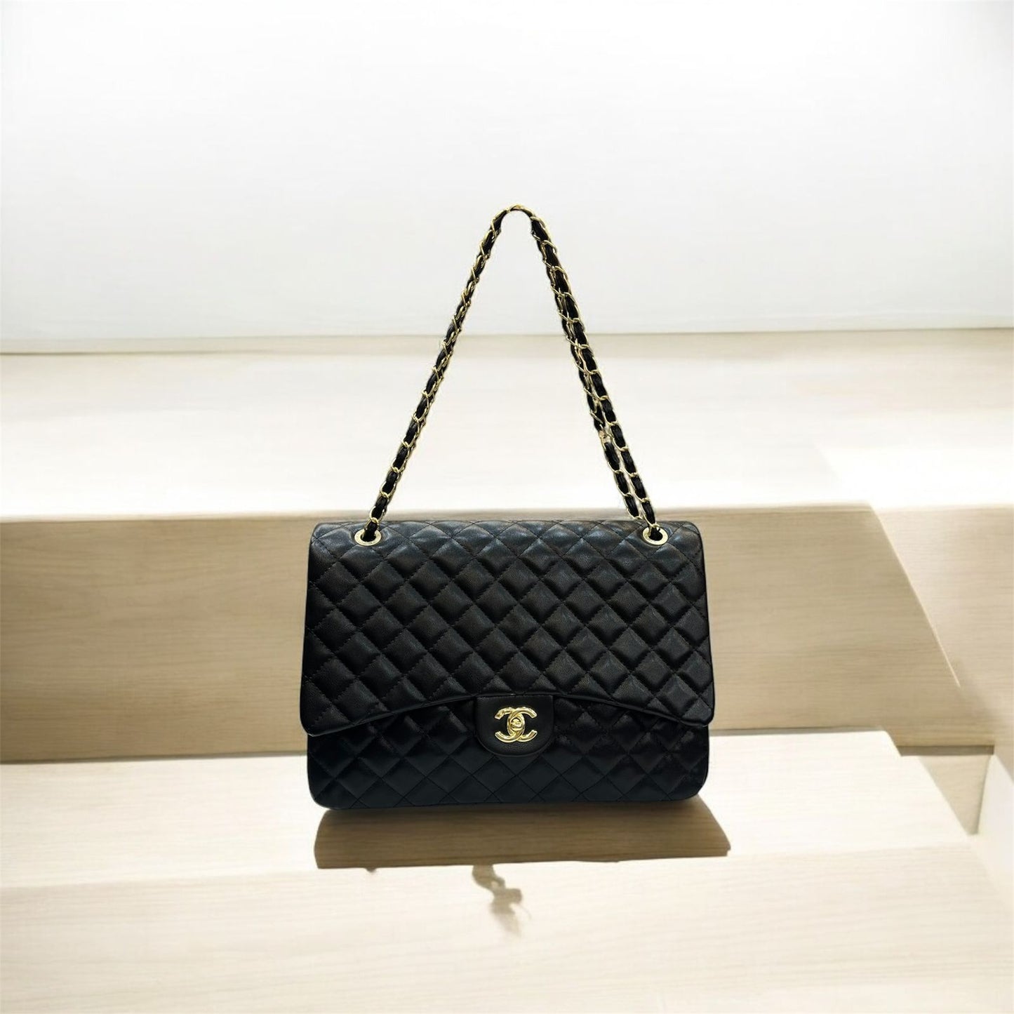 CHANEL Shoulder Bag Black